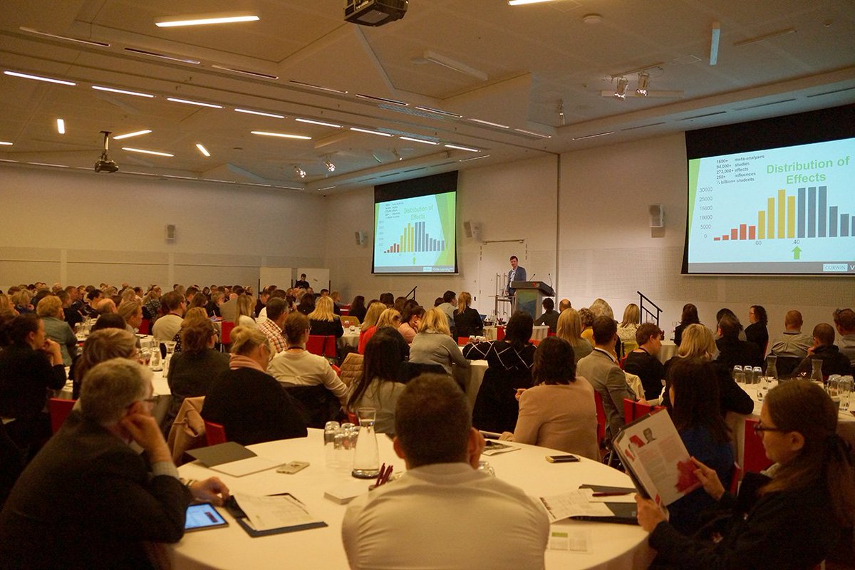 AcademyVIC's tweet photo. Dr John Hattie @john_hattie reveals what’s next for Visible Learning @VisibleLearning, why leaders need to meet high standards, and where Australian education is heading at @DETVic's Education State School Leadership Conference #ESSLC #ESSLC19 #visiblelearning https://t.co/I3f3RU7iyI