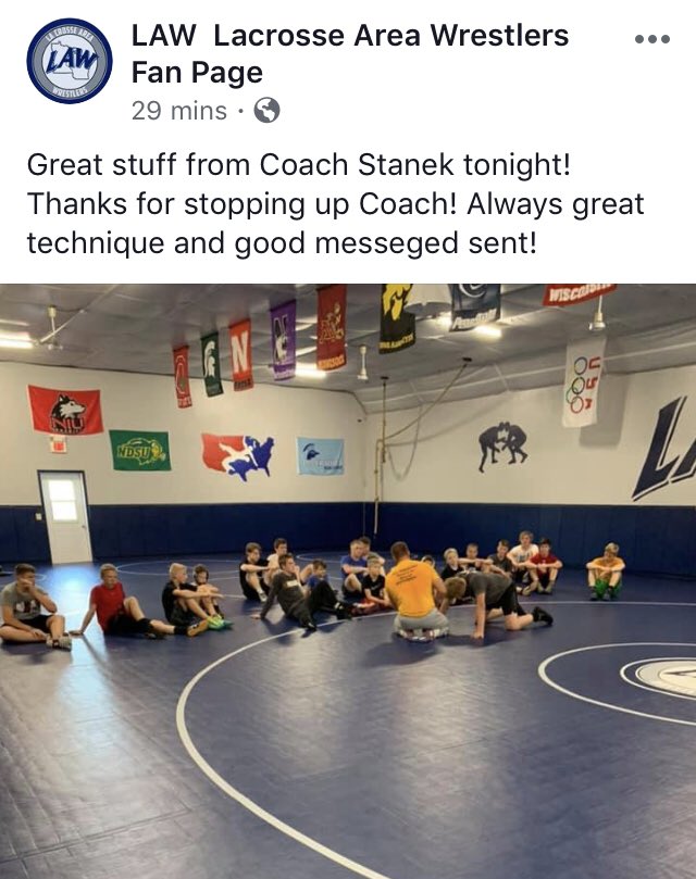 Wednesday workouts got off to a great start with Aquinas Head Coach Deke Stanek! We are bringing in area high school &amp; college coaches each Wednesday. Drop in for $10 or sign up for the summer online. We want to expose kids to different styles,techniques, and voices than inseason