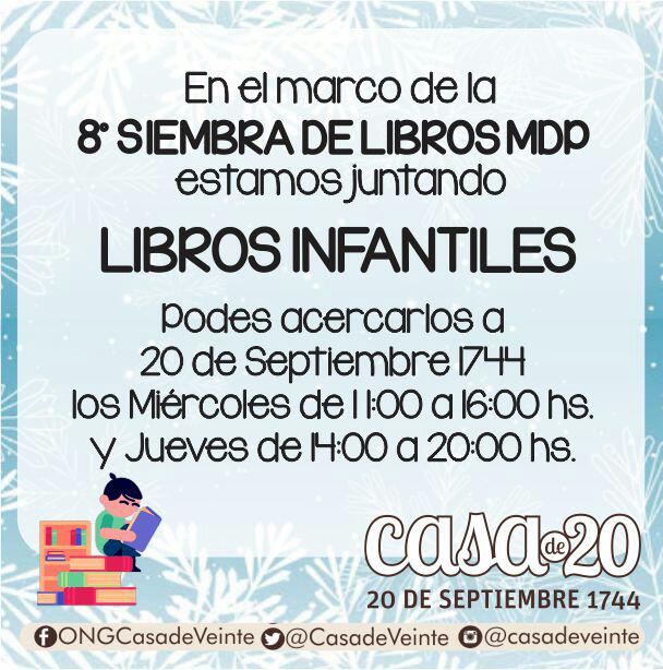 MMariaDivi's tweet image. Siembra de Libros MDP de Invierno 
📚⛄📘📖❤

#SiembraDeLibrosMDP 
#LibrosPerdidosMDP 
#LeerporPlacer 
@CasadeVeinte