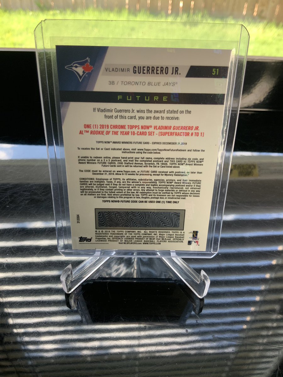 josephwmayjr's tweet photo. @Topps Biggest pull of my life #TOPPSNOW 1/1 with a shot at 10 1/1 SUPERFRACTORS #Amazingpull https://t.co/PPCHBkBpKQ