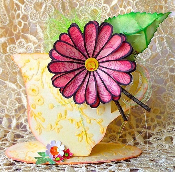 clearsnap's tweet photo. DIY tea party favors anyone? This tea cup decorated with #colorboxink by @mscraftyt is adorable! https://t.co/5rDJRLpXkR https://t.co/wJYGYd2Er0