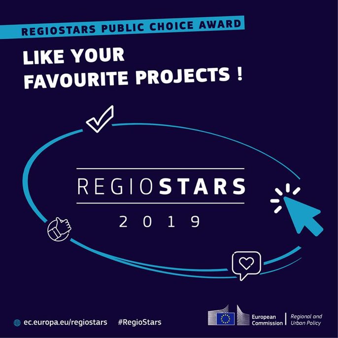 Kuutosaika's tweet photo. Go show your support to #6Aika #LastMile project and #YSI project, nominated in the categories 4 &amp; 5 #RegioStars Awards 2019! https://t.co/zZURKTbKpa #SixCities #SmartCities https://t.co/pvOMPQYGbB