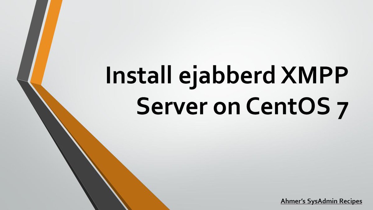 CentLinux's tweet image. ahmermansoor.blogspot.com/2019/06/instal…

#Linux
#ejabberd