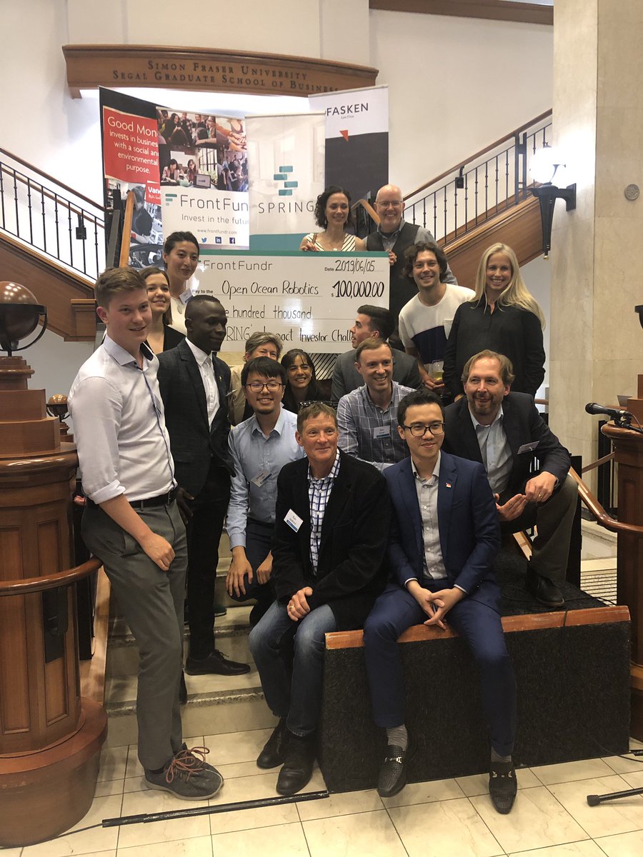 Spring_is's tweet photo. Congratulations, @OceanRobotics and the first graduating class of the #SpringImpactChallenge! Thanks everyone for coming tonight 👏🏼 https://t.co/XIHqtI01ta