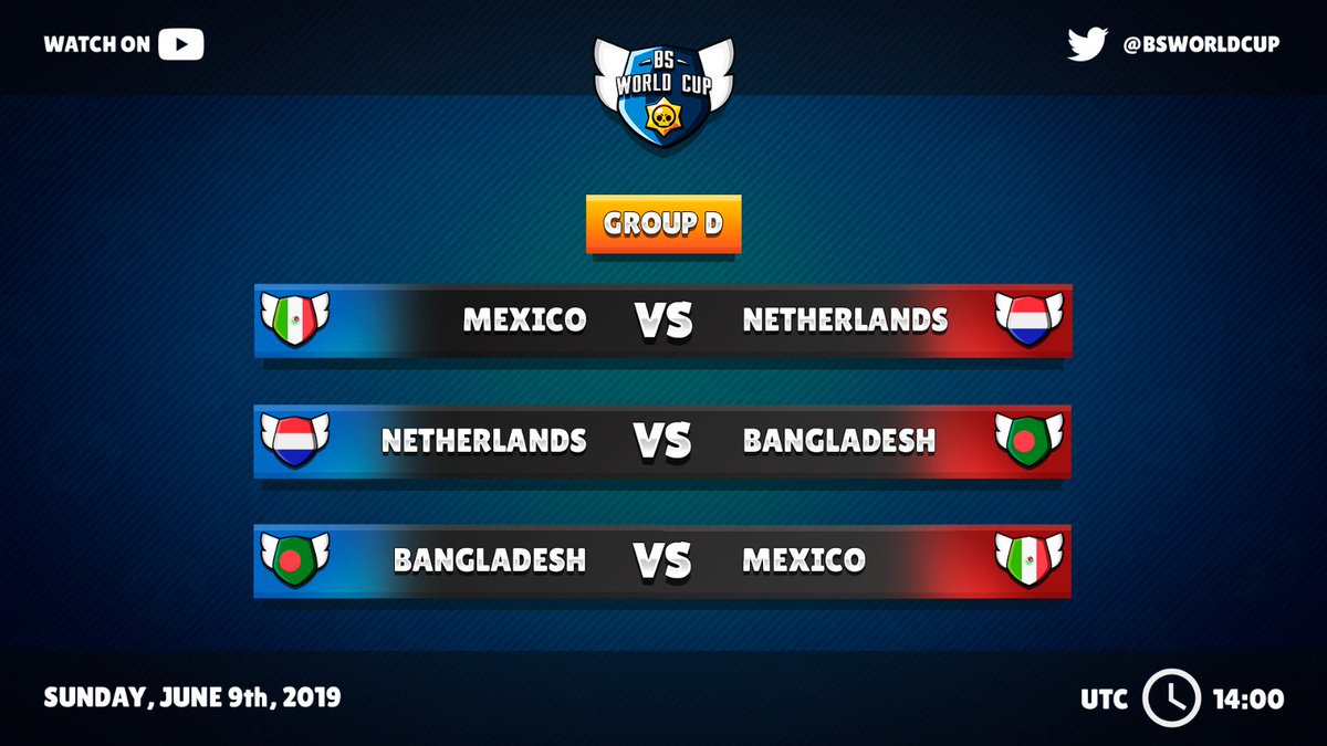 #GroupD | These are the teams that will fight to reach a placement in the next round. Which team will you support this sunday?

#BSWorldCup2019 
#BSWC