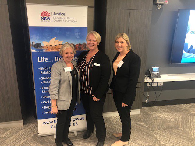 <a href="/AFDAORG/">AFDA</a> NSW Members attending the inaugural Funeral Directors Forum hosted by the Registry of Births, Deaths and Marriages at the new state-of-the-art Forensic Medicine &amp; Coroners Court Complex in Lidcombe
