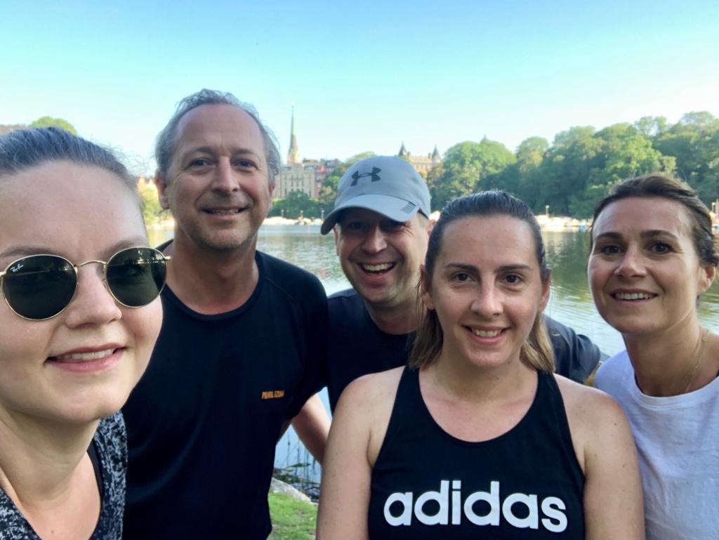 Rise, run & shine! Running club RTL exploring beautiful Stockholm 🏃‍♀️🏃🏻‍♂️🇸🇪 #RTLCNM #lifeatRTL