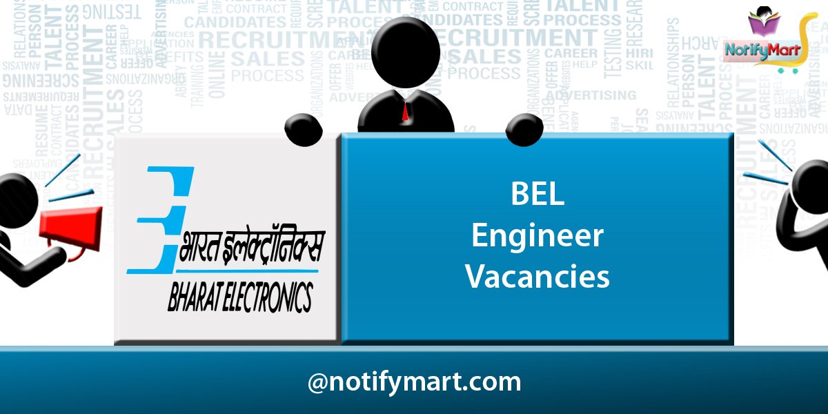 Notifymart1's tweet image. BEL లో ఇంజనీర్ ఉద్యోగాల నియామకానికి నోటిఫికేషన్ విడుదల
#bel #latestjobnotifications #bharatelectronics #notifymart