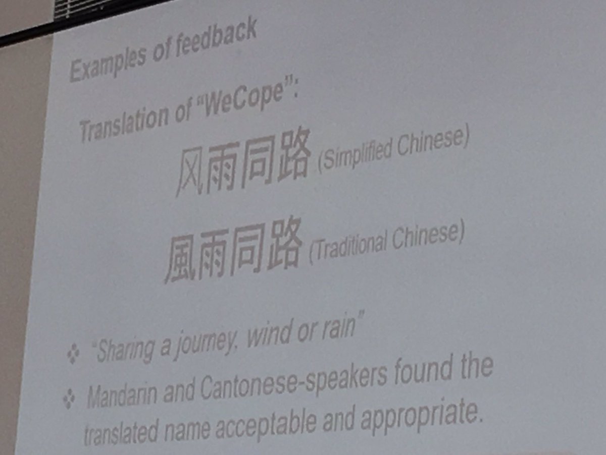 Afaf_Girgis's tweet photo. .@UNSWMedicine PhD student @Verena_SW engaging with @canrevive #Chinese cancer pts &amp; #caregivers to inform culturally appropriate #selfmanagement #WeCope resource. Funding from @tourdecure_aus 🙏🏼 #healthbeyond19 @ConcertTcrc @sws_research @CancerSPHERE @InghamInstitute https://t.co/ooPn0bfNwL