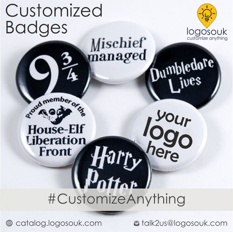 LogoSouk's tweet image. Customized Badges or button buddies with your logo or design on it. #logosouk #badge #customizedbadges #fridgemagnet #buttonbuddy #party #exhibition #eventplanner #brandpromotion #merchandize #CorporateGifts visit shop.logosouk.com