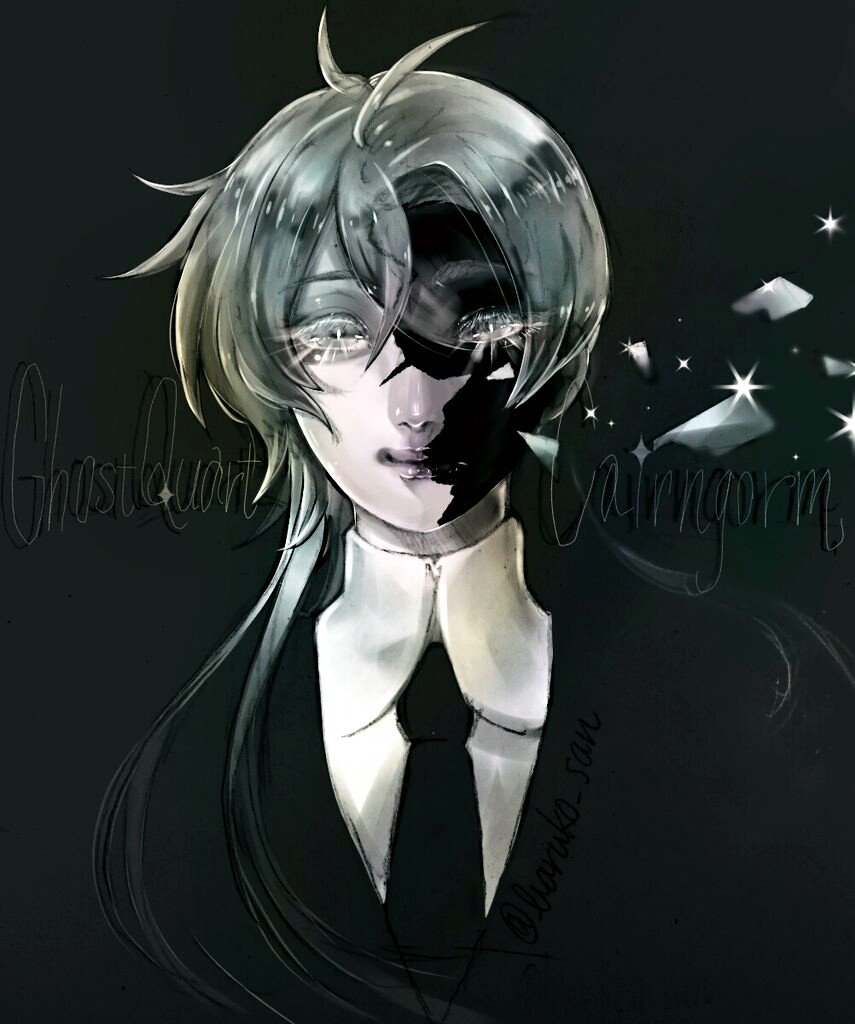 バルサミ子 Ghostquarts Cairngorm ゴーストクォーツとカンゴーム 宝石の国 Housekinokuni Fanart