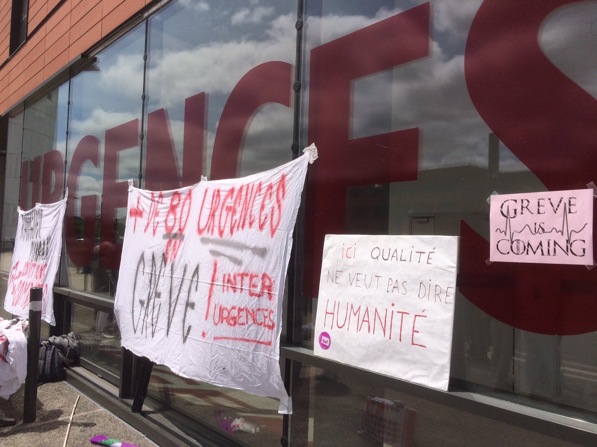 BenjaminPeter's tweet image. Débrayage des #urgences ce midi à l’hôpital #Purpan. Les personnels « au bord du burn-out » réclament plus d’effectifs et de matériel ainsi qu’une meilleure reconnaissance de leur travail.