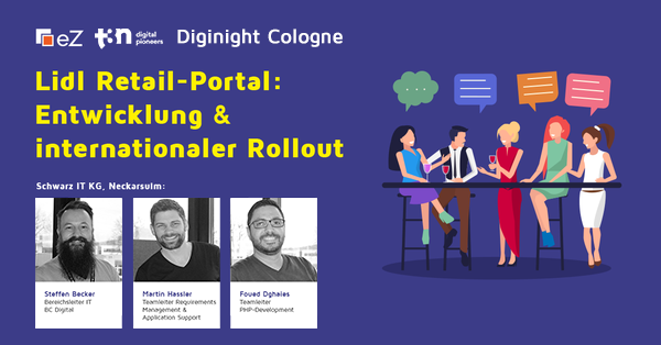 We are excited to hear Schwarz IT KG at #DiginightCologne, June 13 with their talk "#Lidl Retail-Portal: #Development &amp; #International #Rollout" - Register today: ow.ly/fVBM50uxVEH #networking #event #koeln