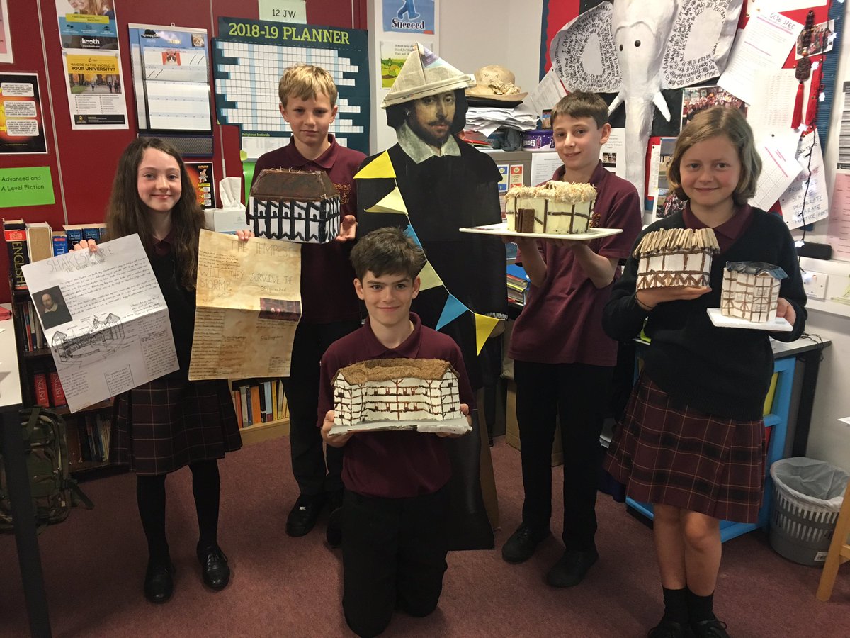 Fantastic #GlobeTheatre projects from Year 7. Amazing skill and effort on display! #Shakespeare #creativity #stateboarding