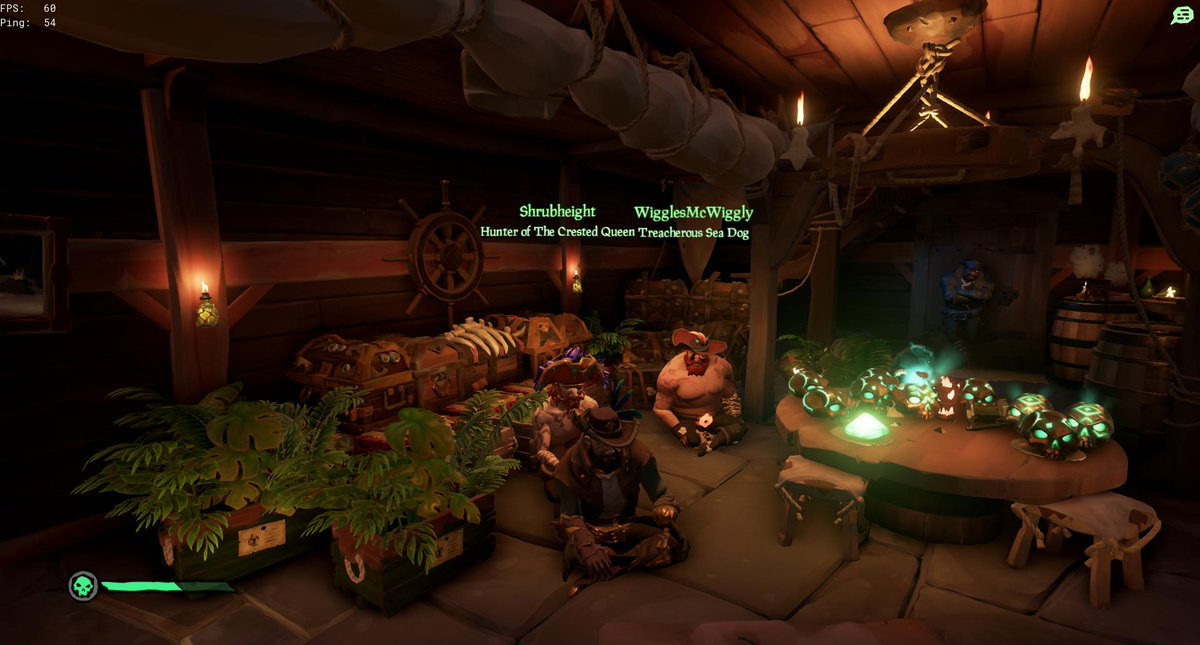 knightowlbones's tweet photo. #PineappleKing #PineappleLegends @WigglesMcWiggly @shrubheight and myself took on the challenge to collect 50 pineapples. From 6 bugger megs, 3 pesky krakens and a bunch of froggy ships we did it. Island hopping, sunken ship searching and outpost/seapost raiding got us a networth https://t.co/t8bqGI3Pw7