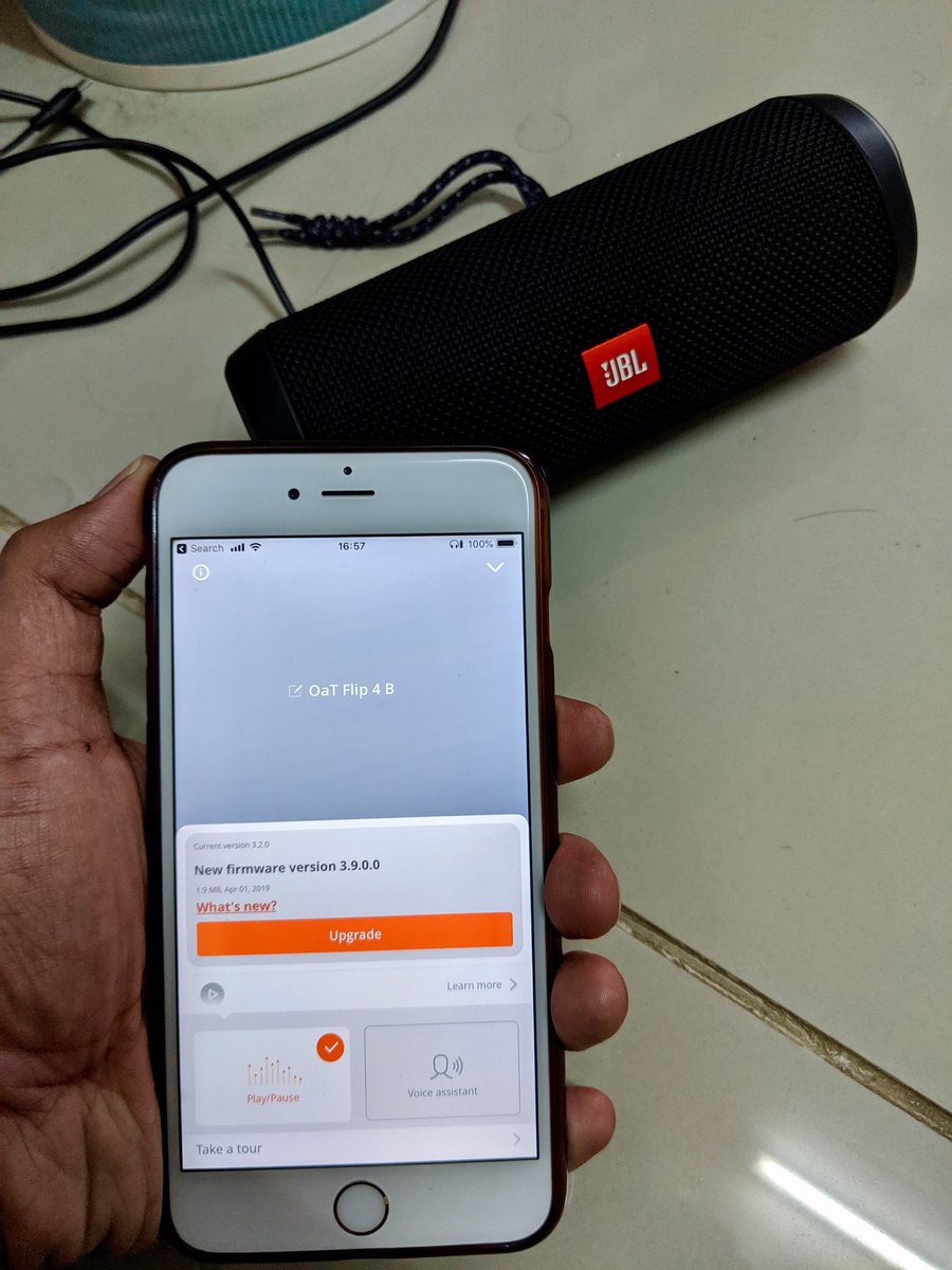 update jbl boombox firmware