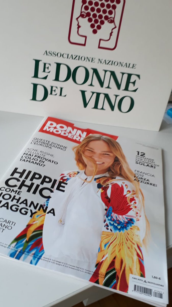 donnedelvino's tweet photo. #DonneDelVino sempre più social questa settimana su @DonnaModerna!  Grazie @barbarasgarzi! https://t.co/ADHsUKjANE