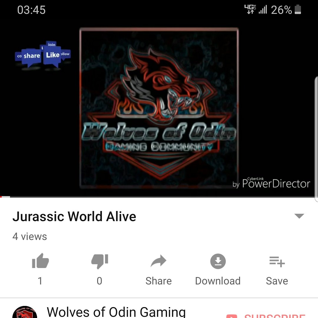 odin_wolves's tweet image. youtu.be/8TfwCb0huHw
New vid up pups! Just a little impromptu dino hunting!
If you like what we do? Drop a like Leave a comment Smash the subscribe And flip on that notifications
#youtube #wolvesofodingaming #Homefry21 #WoOG #mobilegaming #jurassicworldalive #JP #JurassicPark