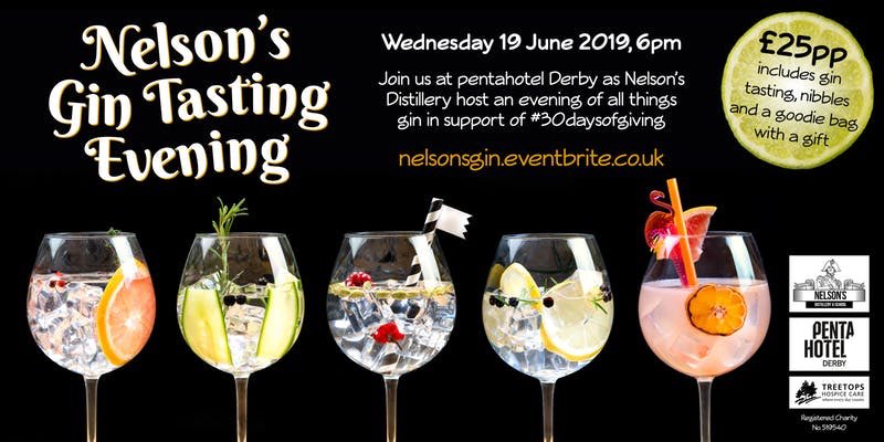 Looking forward to this event @pentahotelDerby supporting <a href="/treetopshospice/">Treetops Hospice</a> on Wednesday 19th June. Come and join us for a fun night. Booking is essential as this will be a sell out. eventbrite.co.uk/e/nelsons-gin-…   #30Daysofgiving <a href="/30DaysofGiving_/">30 Days of Giving</a>