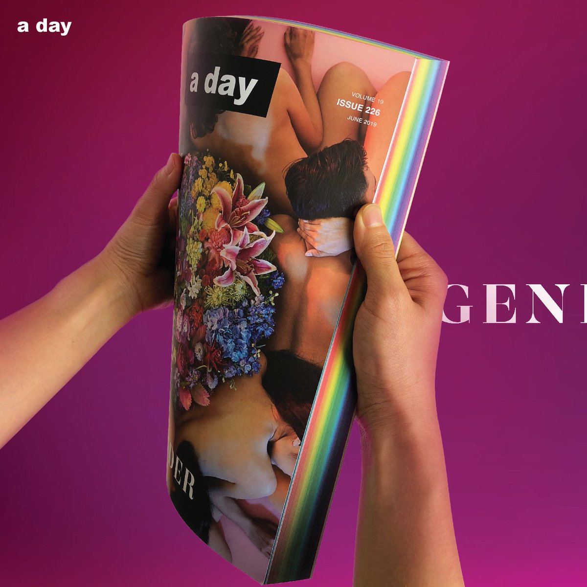 adaymagazine's tweet photo. 🏳️🌈 ไหนๆ a day 226 ฉบับ Gender ก็ตรงกับเดือน Pride Month พอดี เราจึงไปให้สุดด้วยการออกแบบขอบหนังสือทั้ง 3 ด้านให้เป็นสีรุ้ง แทนความหลากหลายของเพศสภาพที่อยู่ร่วมกันแล้วสวยงามไม่แพ้สายรุ้งและธง Pride
#aday226 #Gender https://t.co/aLqZ9GptLg