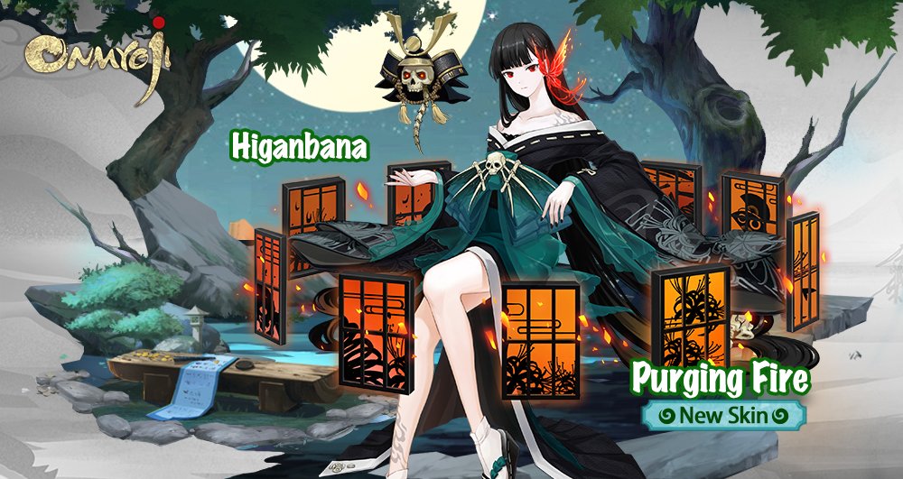 Onmyojigame's tweet photo. ⭐Higanbana's new skin coming!⭐
After the update on June 12th, Higanbana’s new skin “Purging Fire” will be available!
#Onmyoji #Higanbana #PurgingFire https://t.co/W3Mfflov1A