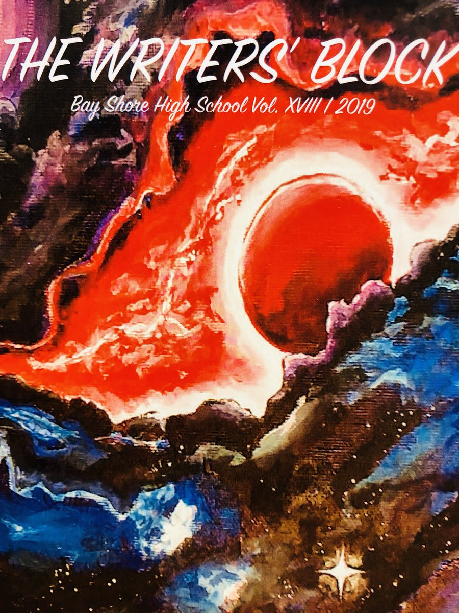 bshswriterblock's tweet photo. ***IT’S HERE!!!***

Find Mr. Pasca in room 310 (periods 2 &amp; 5-9), room 325 (period 3) or in the English Office (period 1) for your copy!!

$5 for 1, $8 for 2, $10 for 3!!!

@BayShoreSchools @BayShoreSD_ELA@bayshoreschools #bayshore #bshs #litmag #writersblock #art #writing https://t.co/sg7N6YT6d0
