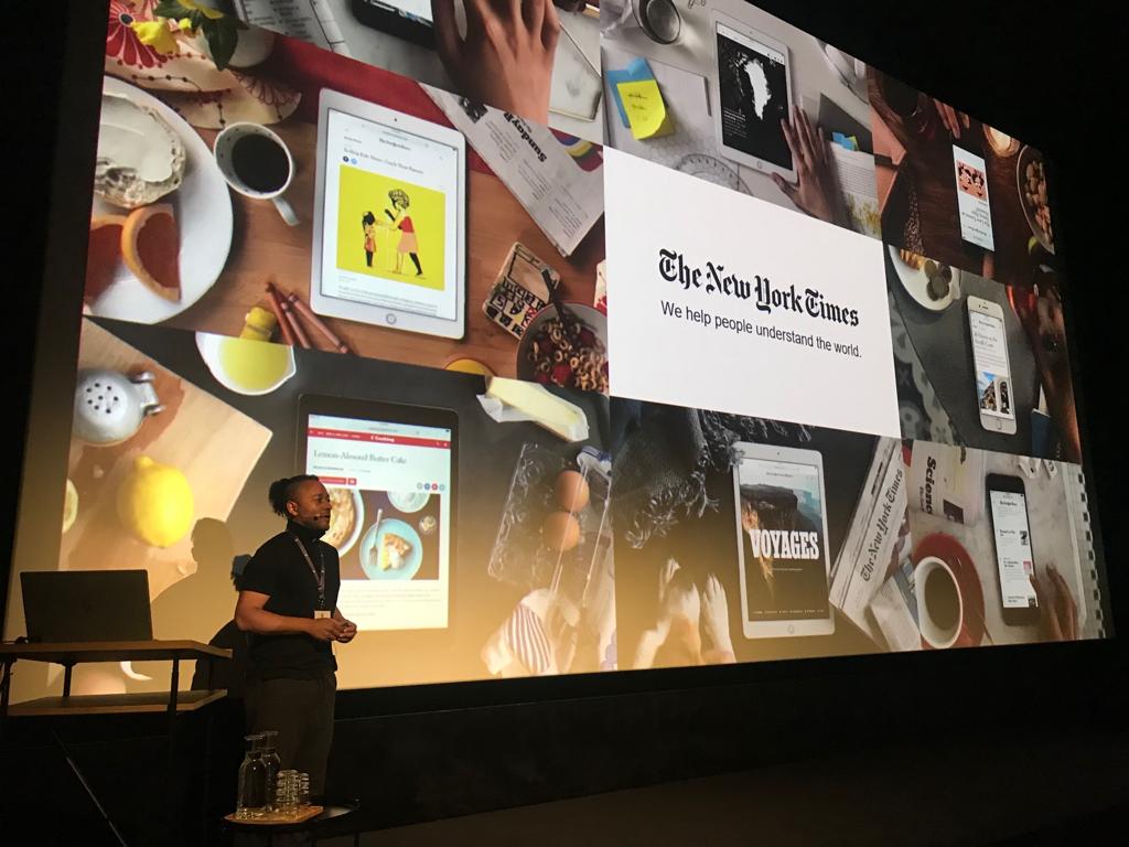 Nach der Mittagspause starten wir mit mit einem Gast aus London: <a href="/chomoi/">chomoi</a> Picho-Owiny, Creative Director T Brand International bei The New York Times. Wir sind gespannt was er uns aus dem daily business berichtet und welche Sicht er auf Content Marketing hat. #cmdch2019