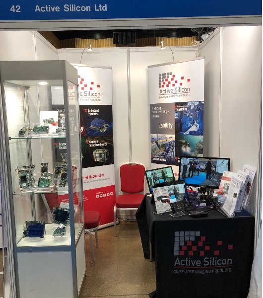 ActiveSilicon's tweet image. We&apos;re at the #UKIVA #MachineVisionConference, come and see our newest #computervision products. The demo here is long-reach video solution, visit us to hear all about it  #MVC2019 @UKIVAconfex #MachineVision #ImageProcessing 
 #framegrabber #embeddedvision #camerainterfaceboards