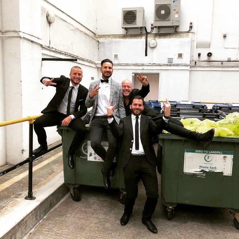 Getting #trashed <a href="/LexyFood/">Lexington Catering</a> <a href="/DeliciousKirby/">Delicious_Kirby</a> <a href="/samuelBpotter/">Sam Potter</a> <a href="/cheftombradley/">tom</a>