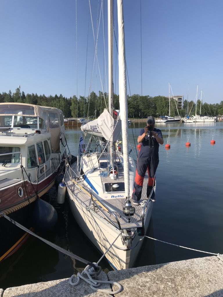 sariluhanka's tweet photo. Matkalla! Uusikaupunki - Rauma #Ruffen kyydissä. Sääkin suosii 😎
#yhdessäkokorannikko #suomensuurinyhteispurjehdus https://t.co/7zIjlaXcP2
