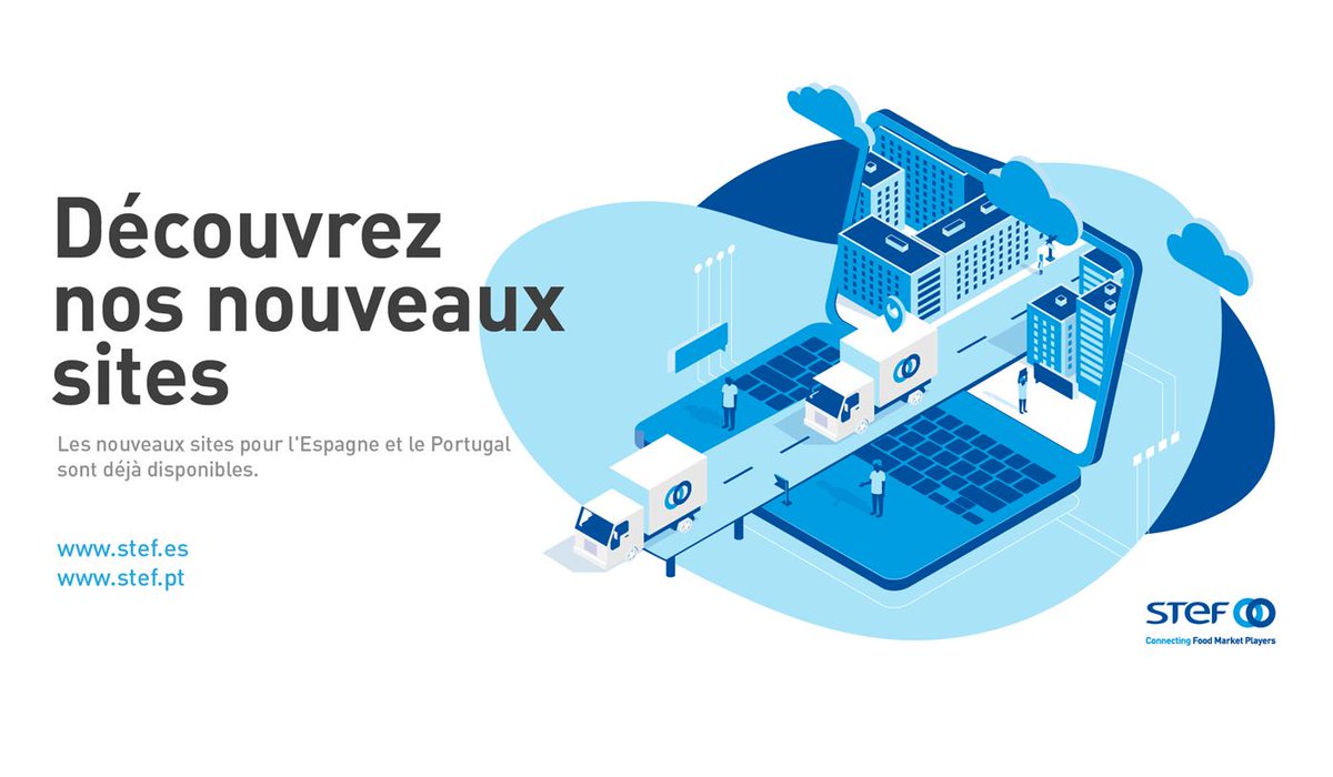 [Web] Découvrez toutes nos implantations et nos #offres #transport et #logistique en Espagne et au Portugal grâce à nos nouveaux sites web ! 🌐
 ✔️ stef.es
 ✔️ stef.pt