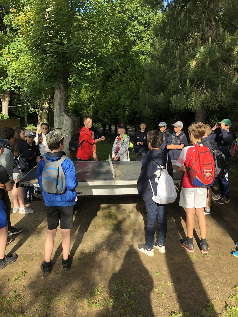 tranmerepark's tweet image. Quick games of Table Tennis and Marco Polo before setting off to the market 🏓 #gettingcompetitive