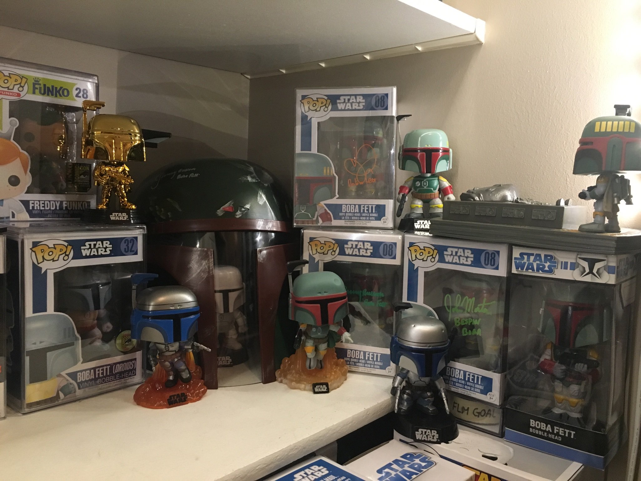  happy birthday Boba! Check out my Funko Fett collection! Cheers!!!! 