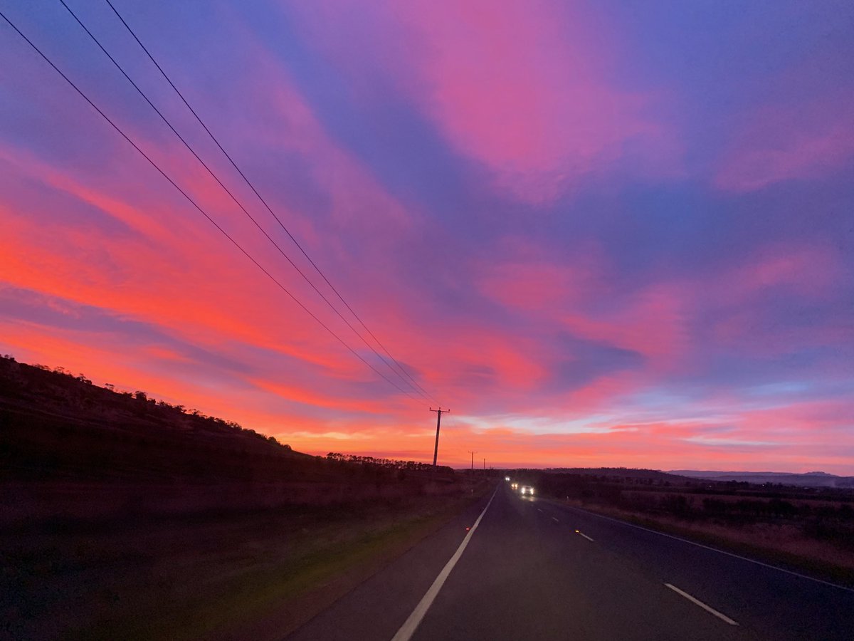 #Hobart to #Launceston this evening #Tasmania