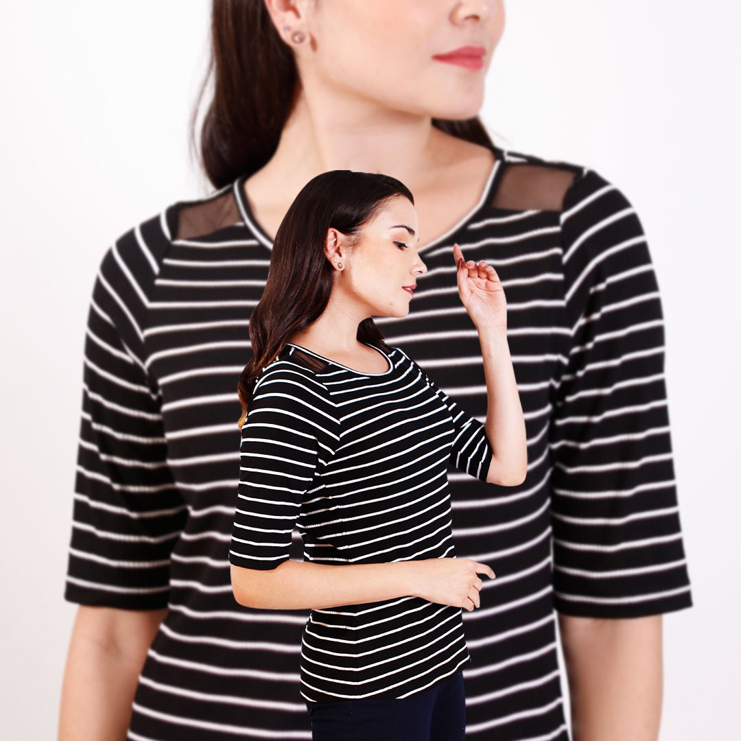Dare to be bold and stylish when making a fashion statement with #FreegoJeans striped tops!
