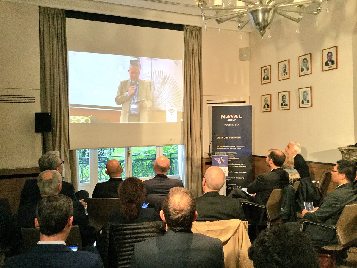 navalgroup's tweet photo. 🇸🇬Today, @navalgroup hosts the fourth edition of #StartWeUp in #Singapore.
💡During this plenary session #SMEs will showcase their innovations and attend #B2B meetings.
The event is broadcast at the Singaporean Embassy in #Paris. https://t.co/rJrXjjM2Xi