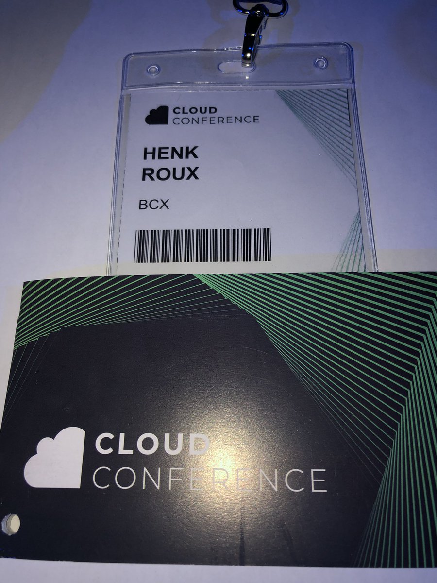 RouxHN's tweet photo. 2019 Cloud Conference (#cloudconference) https://t.co/BrRfHL5l1Y