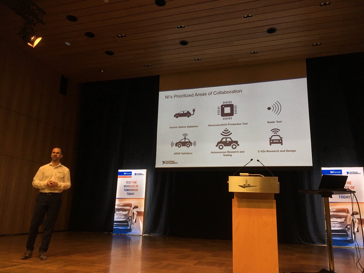 #Automotive Daniel Riedelbauch eröffnet das Automotive Forum von National Instruments in Augsburg: „Kollaboration ist wichtig, um die großen Herausforderungen gemeinsam zu meistern.“ Das Ökosystem von NI beinhaltet bereits zahlreiche Kooperationspartner. ⁦⁦<a href="/NIglobal/">NI (now part of Emerson)</a>⁩
