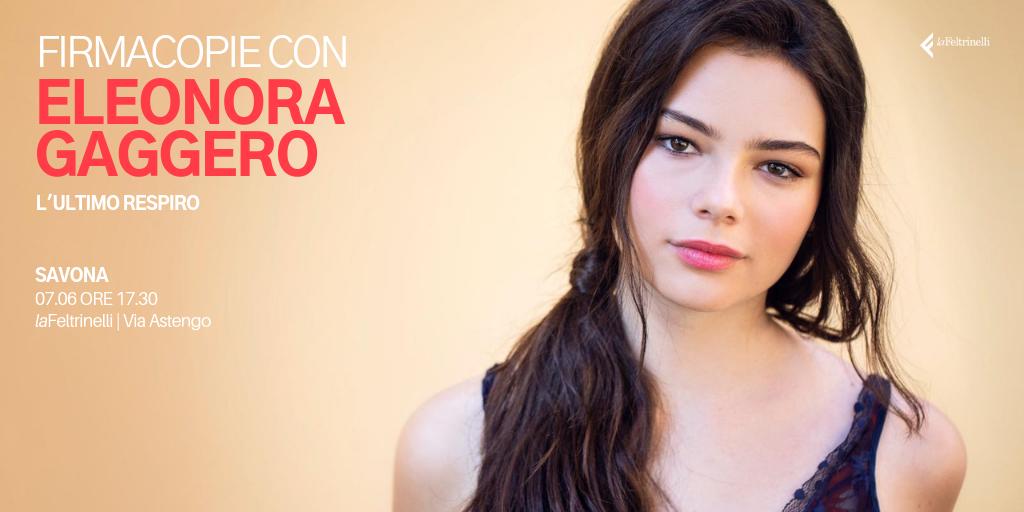 La giovanissima attrice <a href="/eleonoragaggero/">Eleonora Gaggero</a> presenta il suo nuovo #libro "L'ultimo respiro" (<a href="/FabbriEditori/">Fabbri Editori</a>), la storia di Cass, una ragazza cresciuta in fretta che vorrebbe ritrovare la spensieratezza della sua età. #CiVediamoAllaFeltrinelli di #Savona domani #7giugno alle 17.30.
