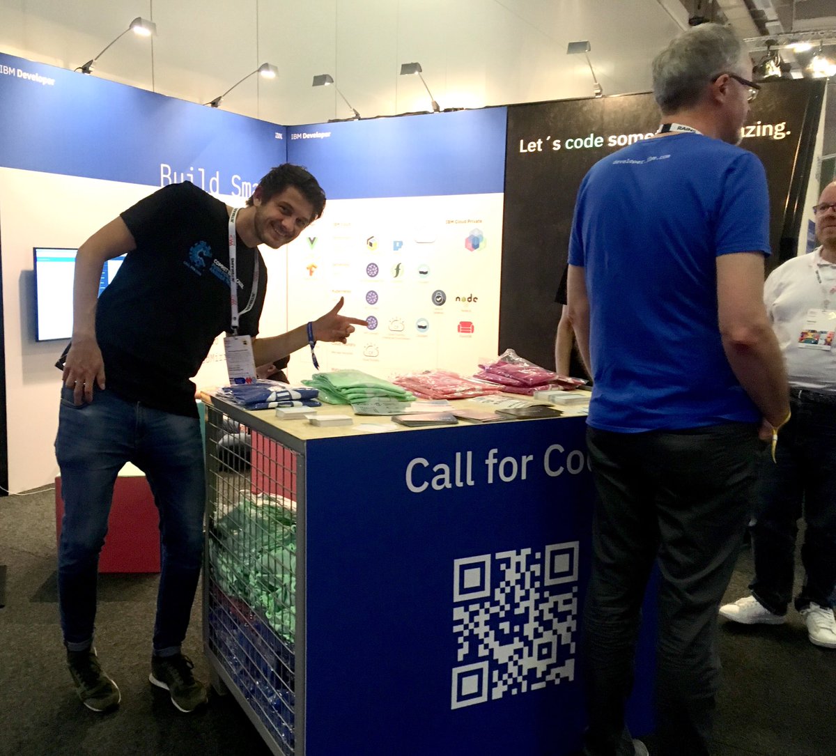 🆓 Grab a promocode for our <a href="/IBMcloud/">IBM Hybrid Cloud & Infrastructure</a> 👁🐝Ⓜ️☁️ 

🆒 Enter in our worldwide <a href="/CallforCode/">Call for Code</a> hackathon - with a chance to win $200K!

🆗 More info at the #IBM booth in Hall A  #wearedevs #wearedevs19