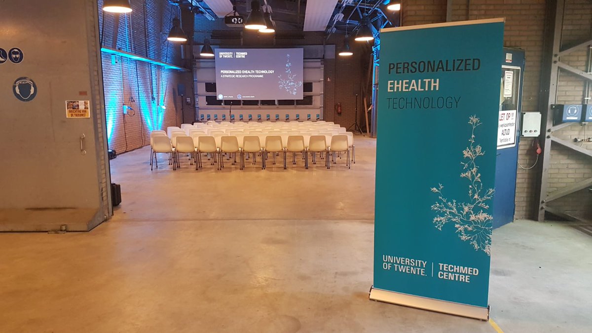 Image ✅ sound ✅ everything ready for the parallel session this afternoon. But first let's get inspired in the plenary session hosted by <a href="/RBurie/">Remke Burie</a> #TechMedCentre #TechMedEvent