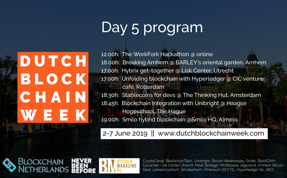 Dutch Blockchain Week tweet media