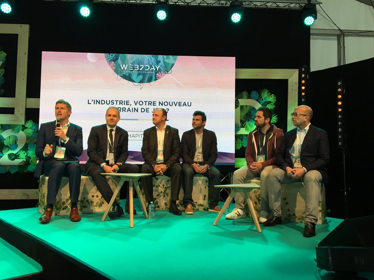 Début de la conférence « l’industrie votre nouveau terrain de jeu » au #Web2Day animée par <a href="/Clement_Lesort/">Clément Lesort</a> et la participation de <a href="/LPretrot/">Laurent Prétrot</a> <a href="/RegionPDLL/">Pays de la Loire</a> <a href="/GroupeBouhyer/">Groupe Bouhyer</a> #Toundra.io @alfi_tech #UsineDuFutur #Numérique