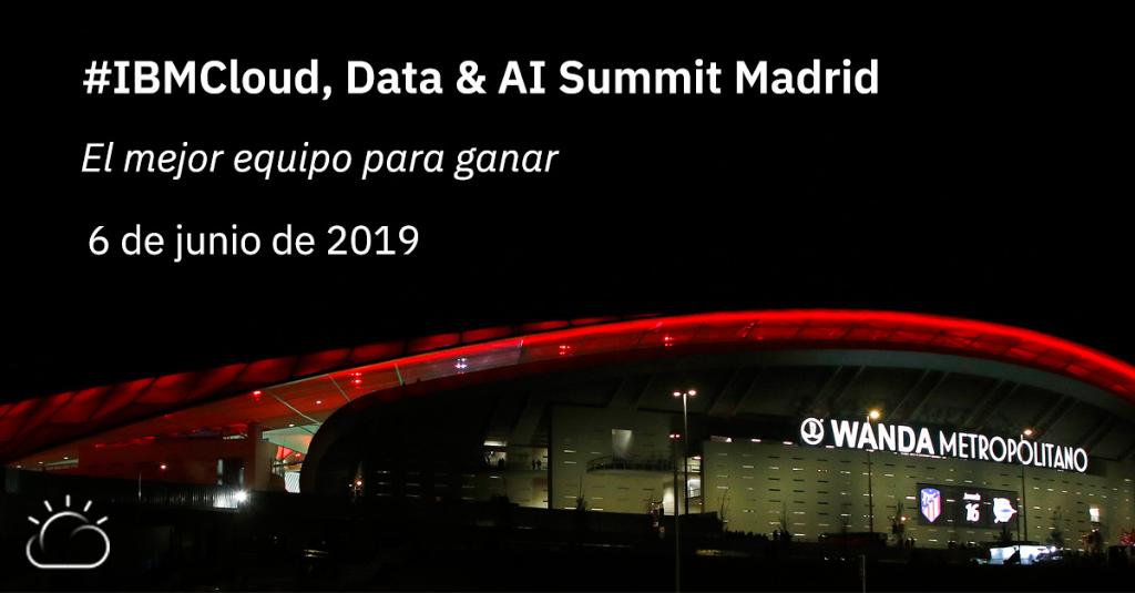 ITfluence_en's tweet image. ¿Listos para IBM Cloud, Data & AI Summit 2019? Hoy 6 de junio en el Estadio Wanda @Metropolitano de Madrid. Las últimas novedades tecnológicas y tendencias en #Cloud, #BigData e #InteligenciaArtificial. ¡No te lo pierdas! #IBMCloud #IA @IBM_ES
