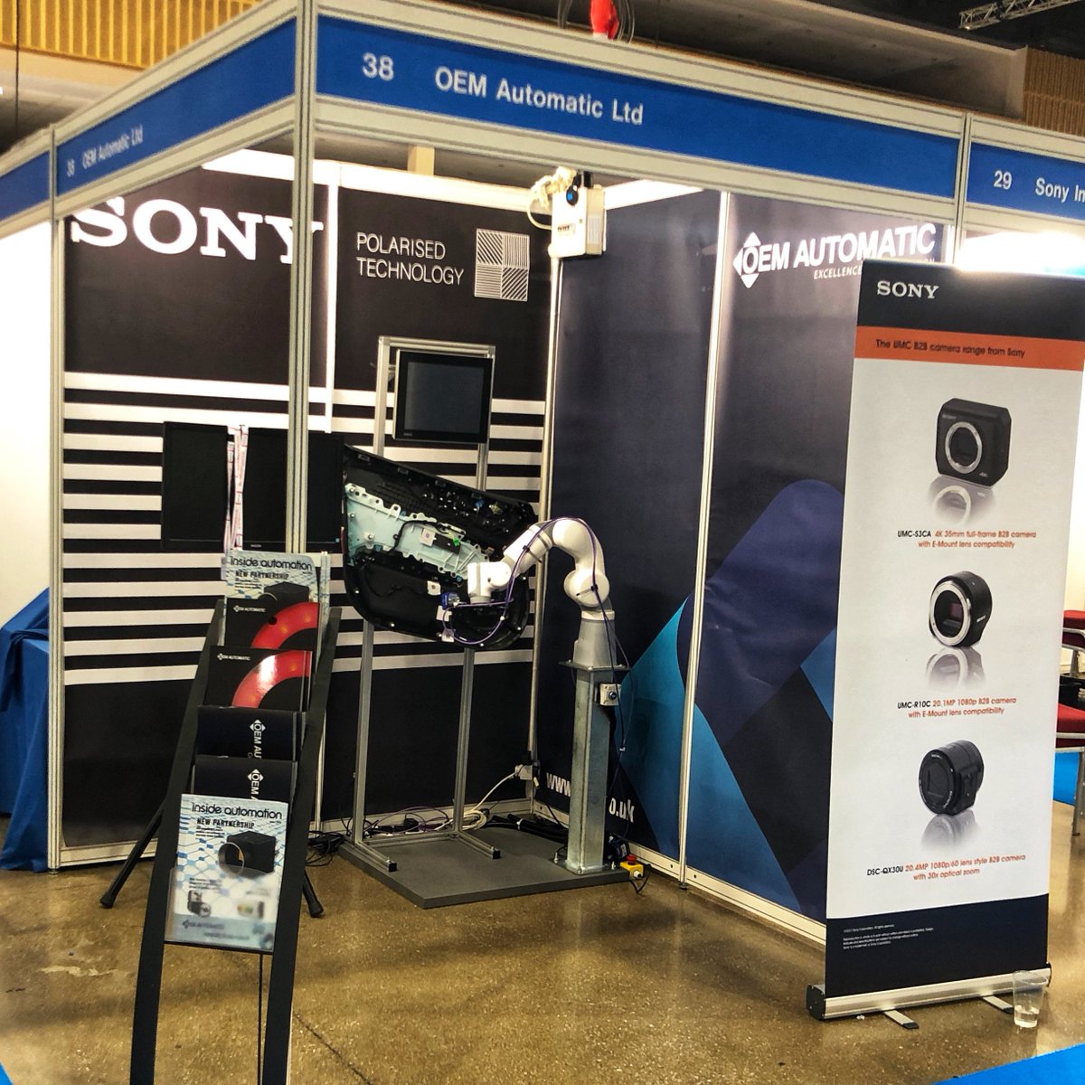 OEM_Automatic's tweet image. We&apos;re set up and ready to go @UKIVAconfex #MachineVisionConference2019
