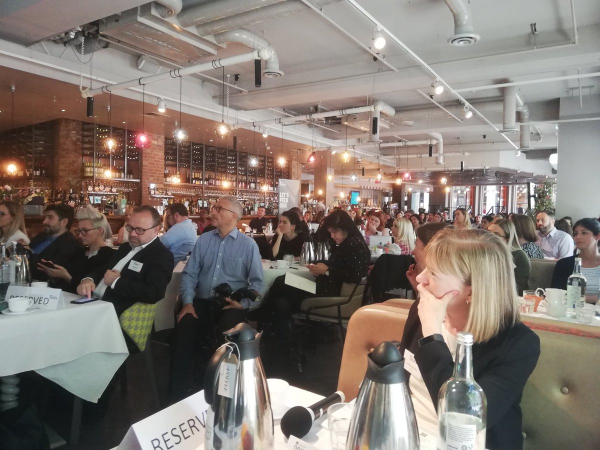 A full room again at Breakfast News! Excited to hear all the speakers on the agenda today #bnews19