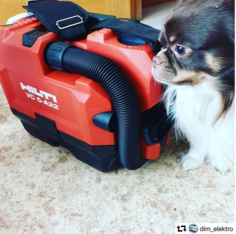 Hilti_Ireland's tweet photo. Our latest cordless vacuum, the VC-5 and a cute dog😍
What more do you want💁🤷♂️
#HiltiFans https://t.co/nASkthN4yw