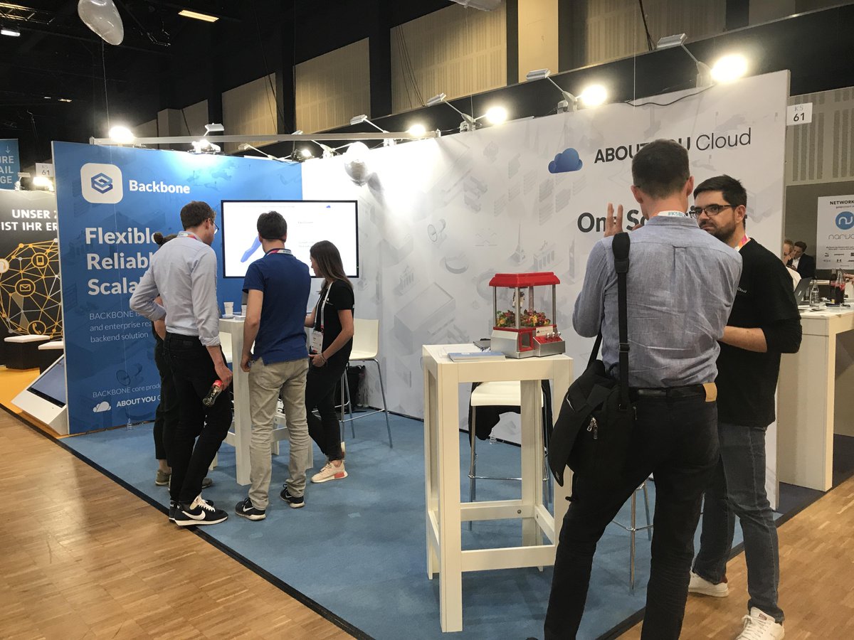 aboutyou_tech's tweet photo. After a successful first day on the #K5BLN with lots of input, networking, inspiration and @TarekMueller insights on the Future Retail Stage, we are happy to meet you on day two. Don't miss the chance to get to know our innovative SaaS #aboutyoucloud today.
#ecommerce #aytech https://t.co/sjiNxF4PJi