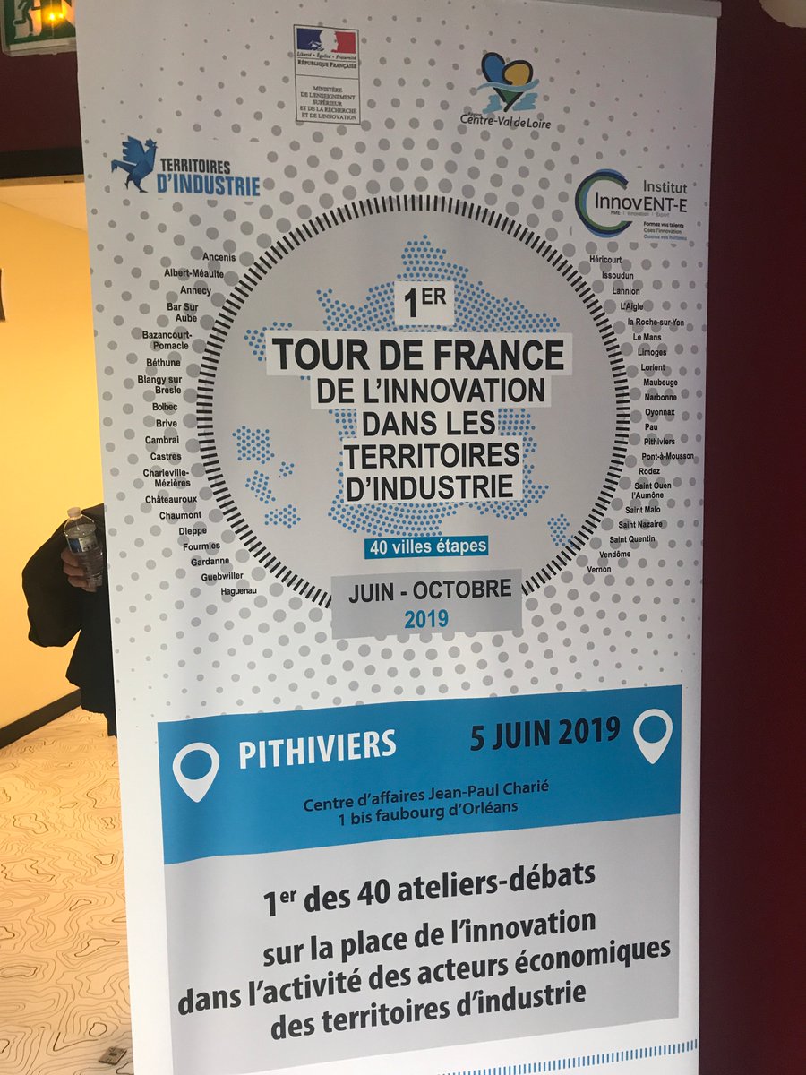 Le 1er tour de France de l'innovation <a href="/innovent_e/">InnovENT-E</a>  se lançait hier en <a href="/RCValdeLoire/">Région Centre-Val de Loire</a> : l'occasion pour <a href="/silboinnov/">Silbo</a> de rappeler l'importance de la #communication dans les processus d'#innovation