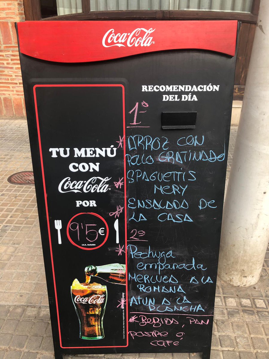 Buenos dias!!!! Hoy jueves estos son el #Menudeldia #Menudegustacion #arroces
#Catarroja